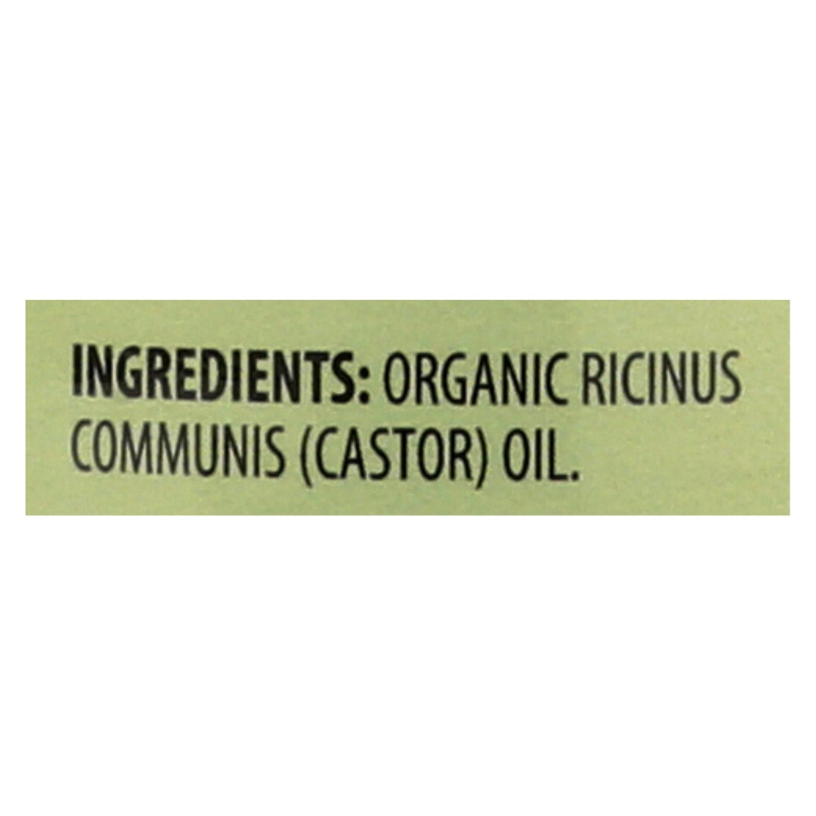 Aura Cacia - Skin Care Oil - Organic Castor Oil - 16 Fl Oz - Maras Green