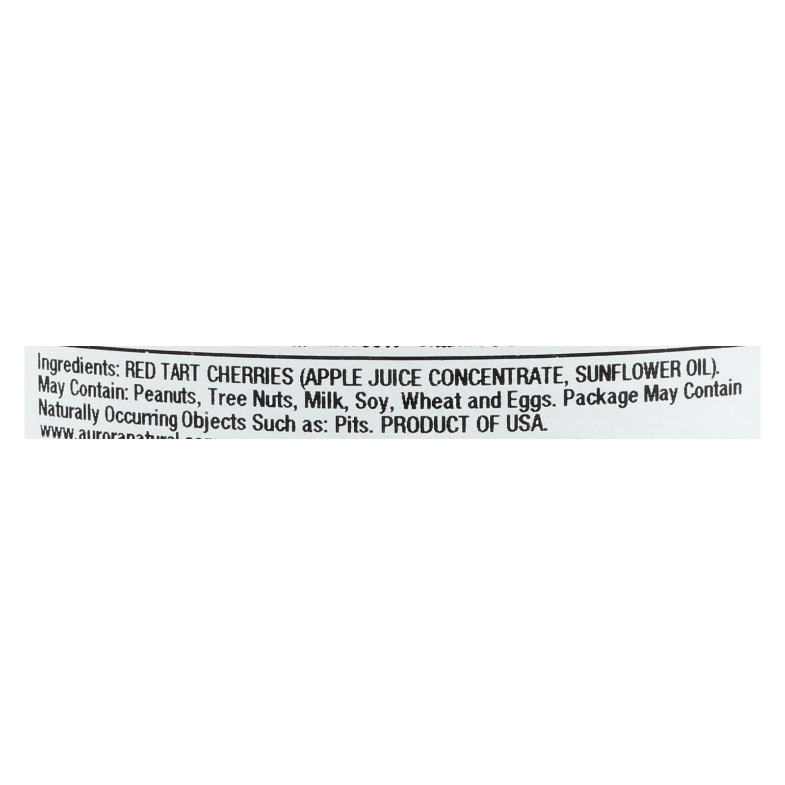 Aurora Natural Products - Apple Juice Infused Cherries - Case Of 12 - 10 Oz. - Maras Green