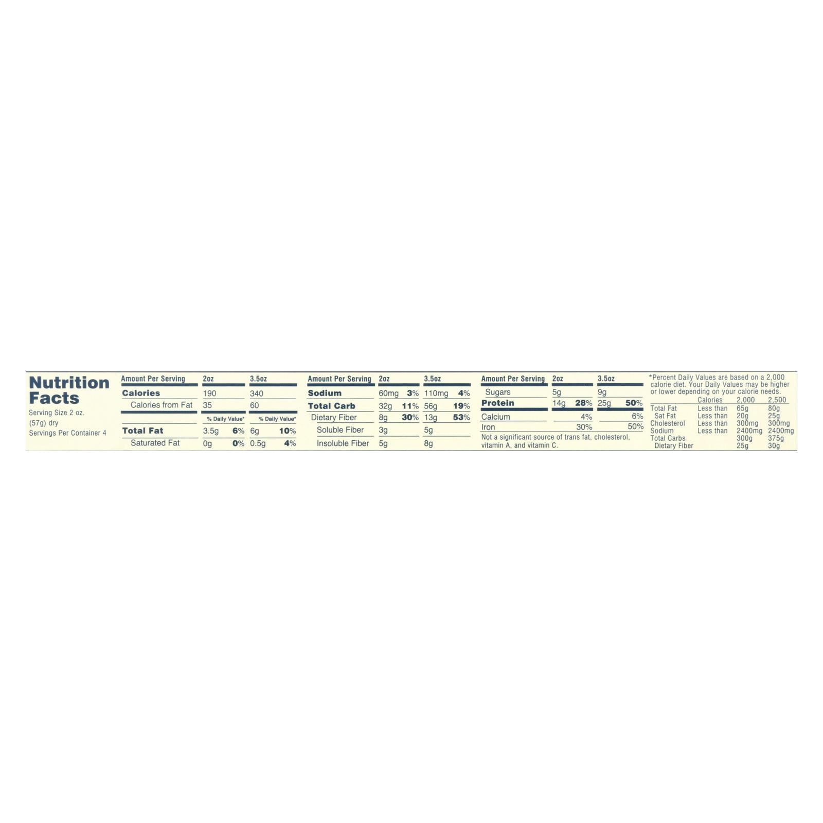 Banza - Chickpea Pasta - Linguine - Case Of 12 - 8 Oz. - Maras Green