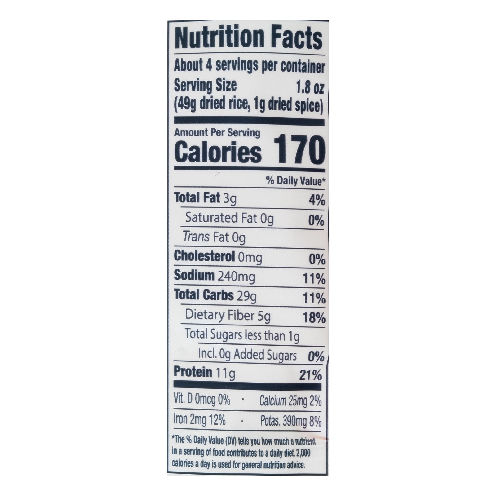 Banza - Rice Gar Olv Oil Chickpea - Case Of 6 - 7 Oz - Maras Green
