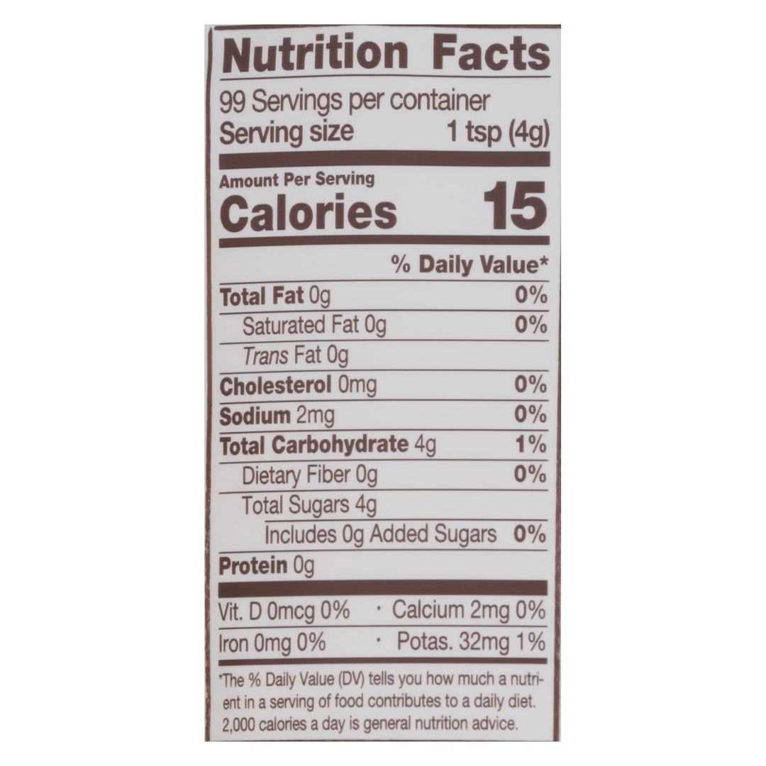 Big Tree Farms Coconut Palm Sugar - Vanilla - Case Of 6 - 14 Oz. - Maras Green