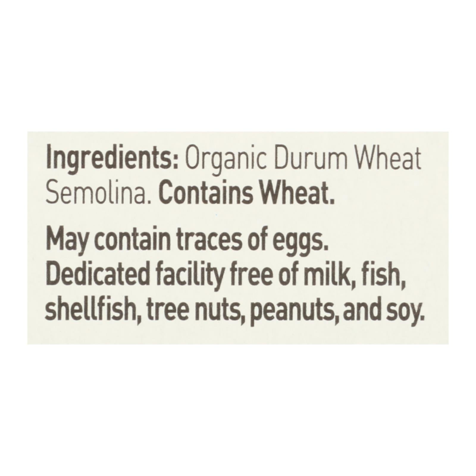 Bionaturae Pasta - Organic - 100 Percent Durum Semolina - Spaghetti - 16 Oz - Case Of 12 - Maras Green