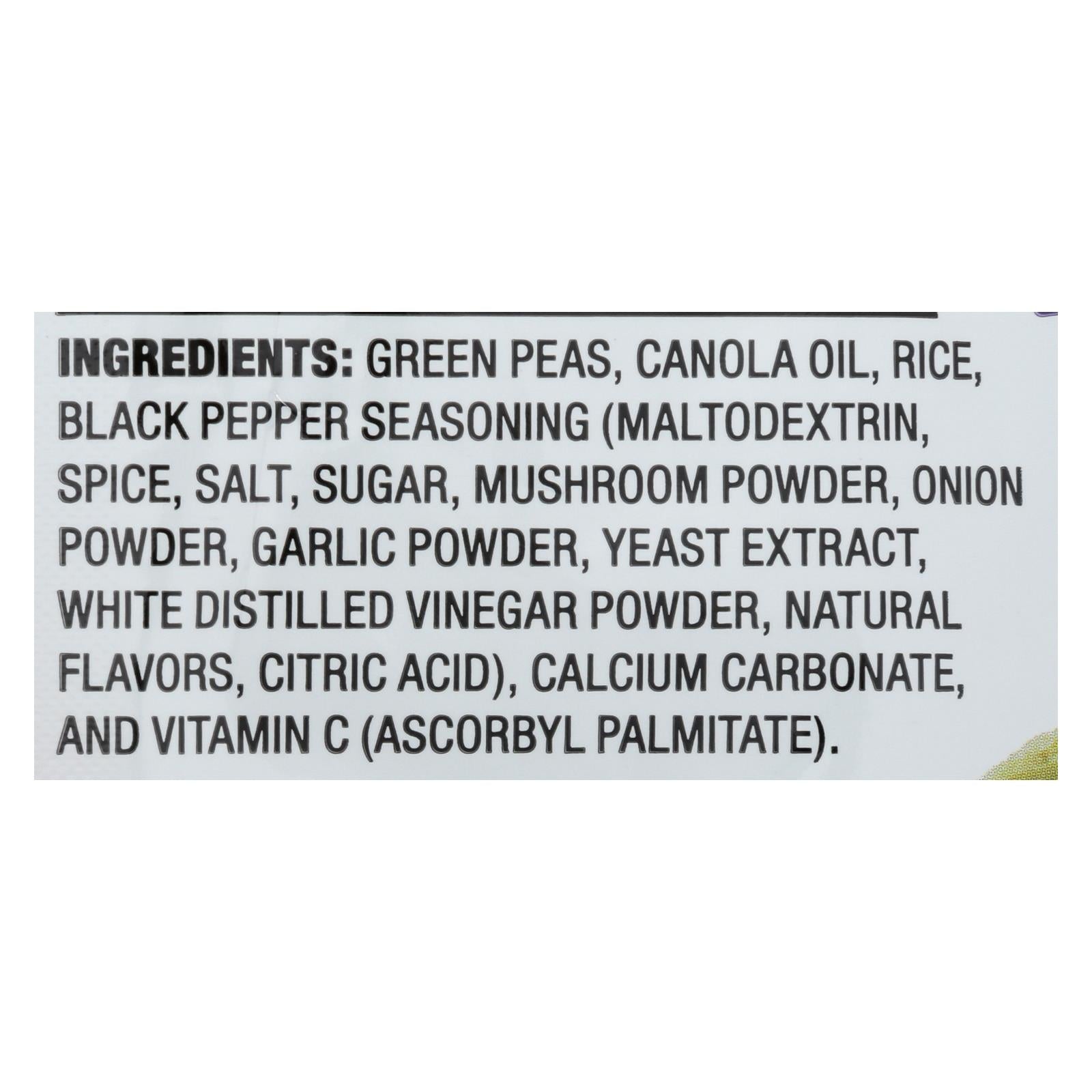 Calbee Snapea Crisp - Snapea Crisps - Black Pepper - Case Of 12 - 3.3 Oz - Maras Green