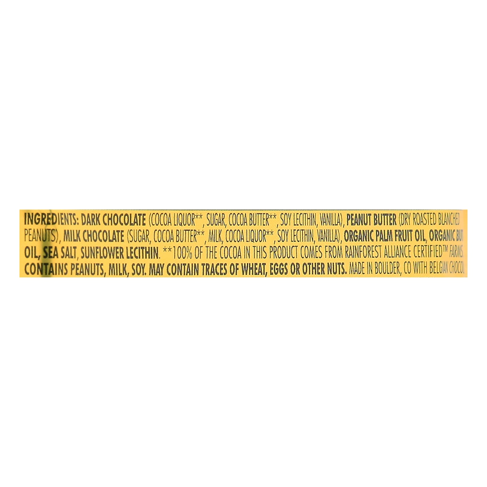 Chocolove - Cup Peanut Butter Dark Chocolate - Case Of 10 - 1.2 Ounces - Maras Green