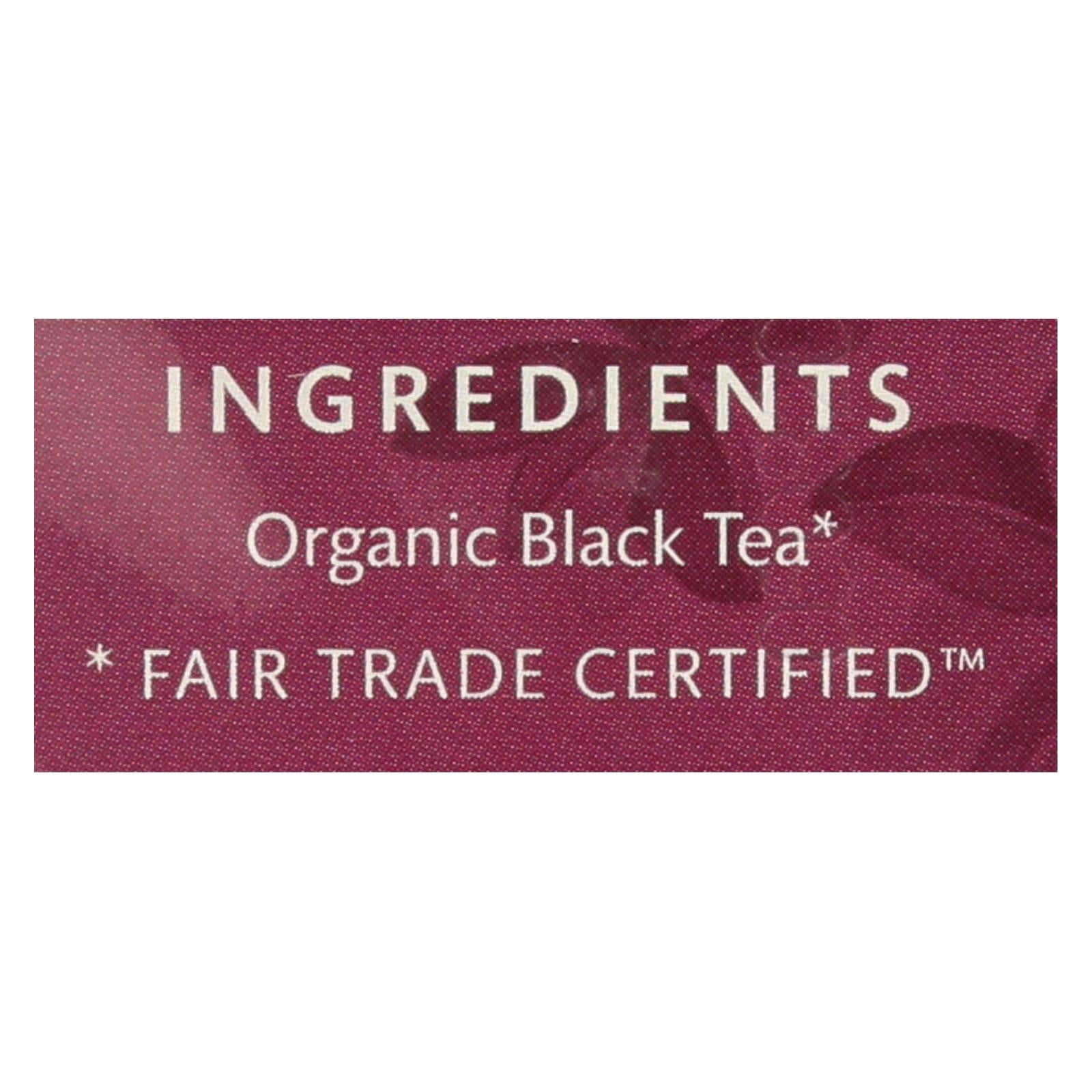 Choice Organic Teas English Breakfast Tea - 16 Tea Bags - Case Of 6 - Maras Green