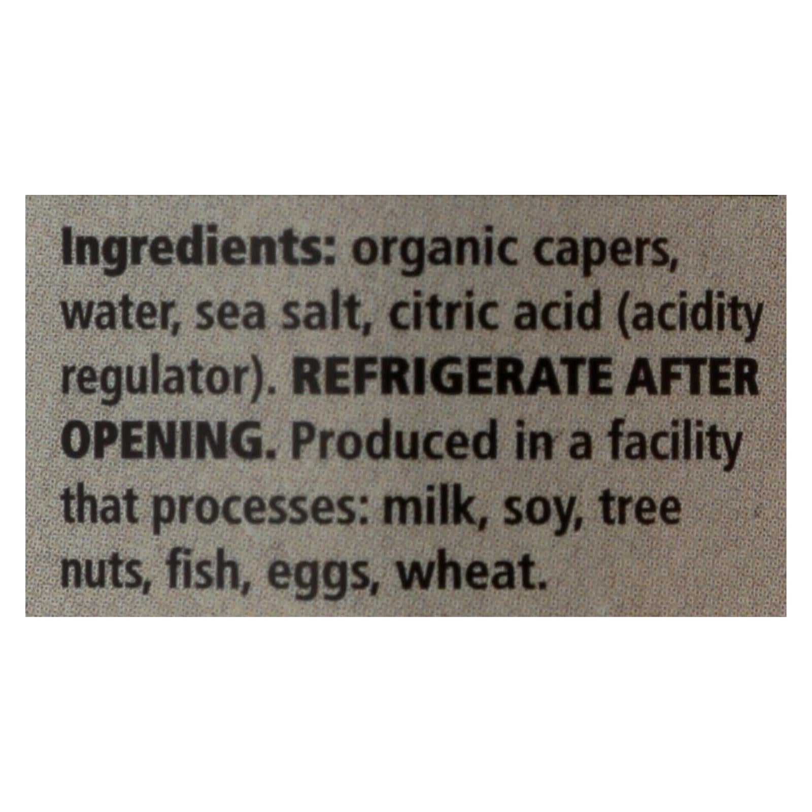 Divina Organic Capers - Case Of 12 - 3.5 Oz - Maras Green