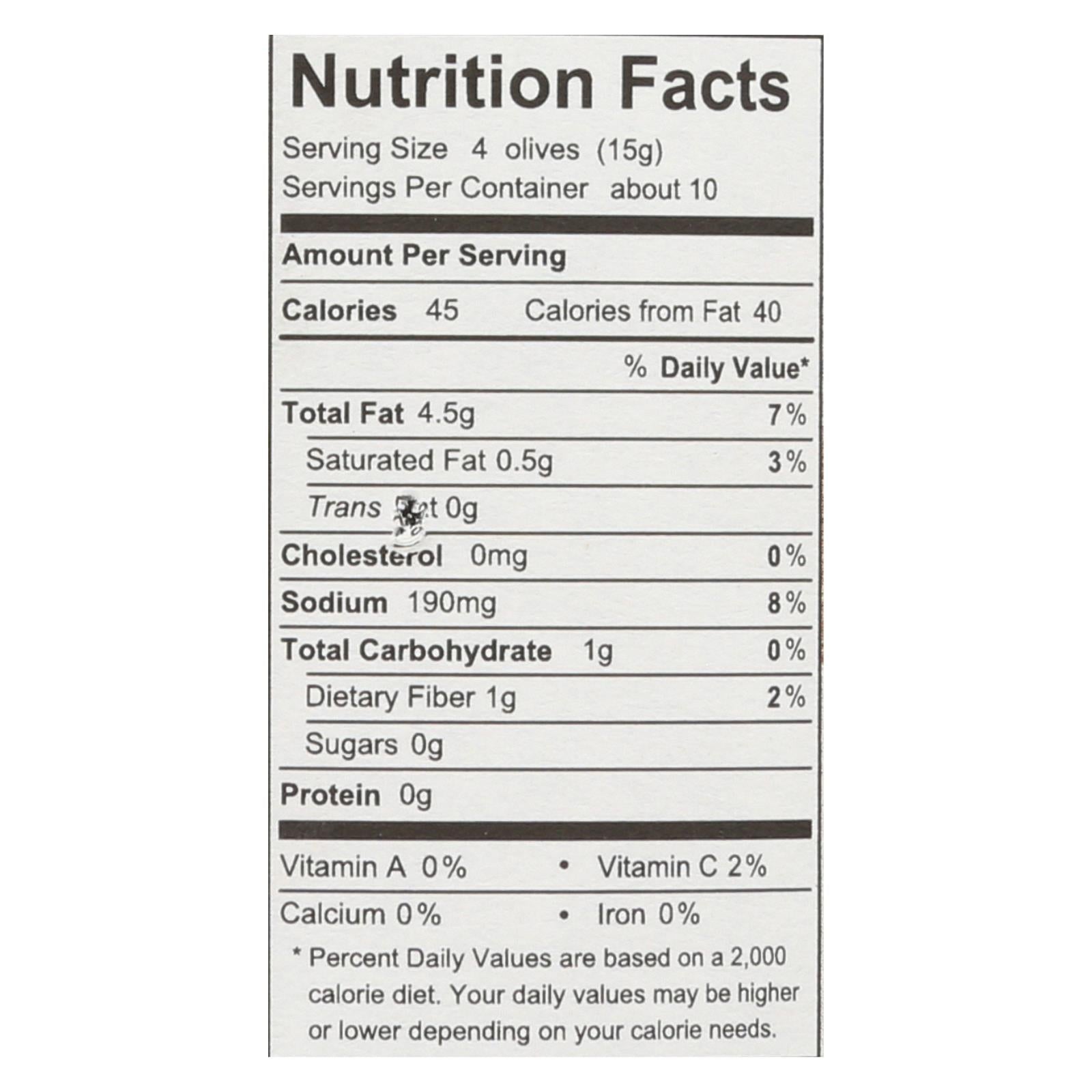 Divina - Organic Pitted Kalamata Olives - Case Of 6 - 6 Oz. - Maras Green