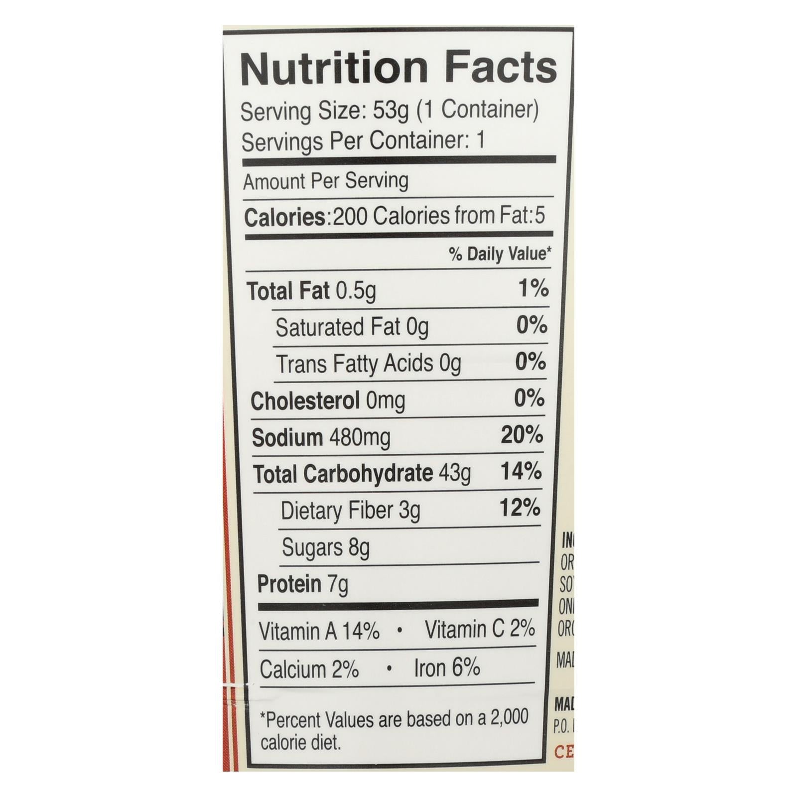 Dr. Mcdougall’s Asian Noodle Soup, Teriyaki - Case Of 6 - 1.9 Oz - Maras Green