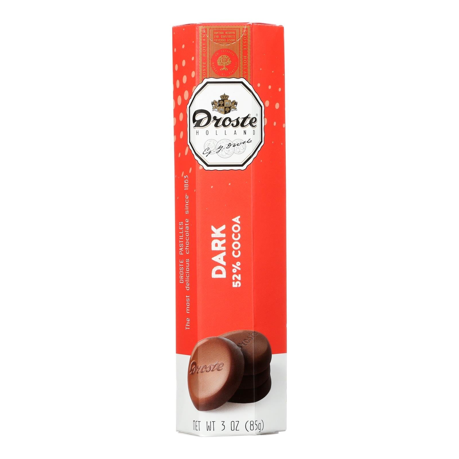 Droste - Pastille Dark - Case Of 12 - 3 Oz - Maras Green