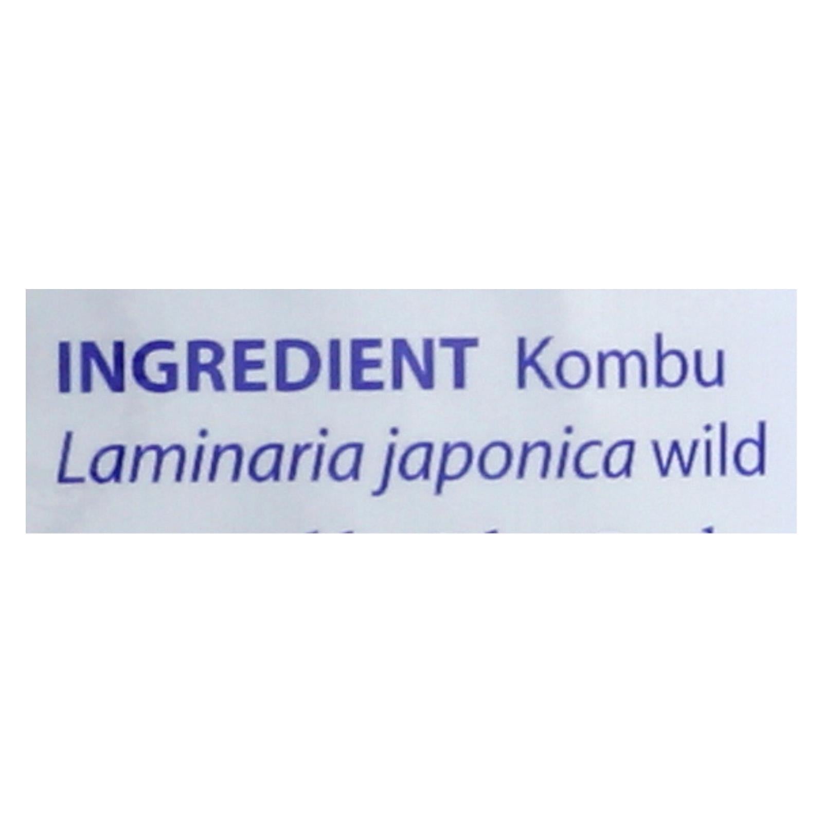 Eden Foods Kombu - Sea Vegetable - Wild Hand Harvested - 2.1 Oz - Case Of 6 - Maras Green