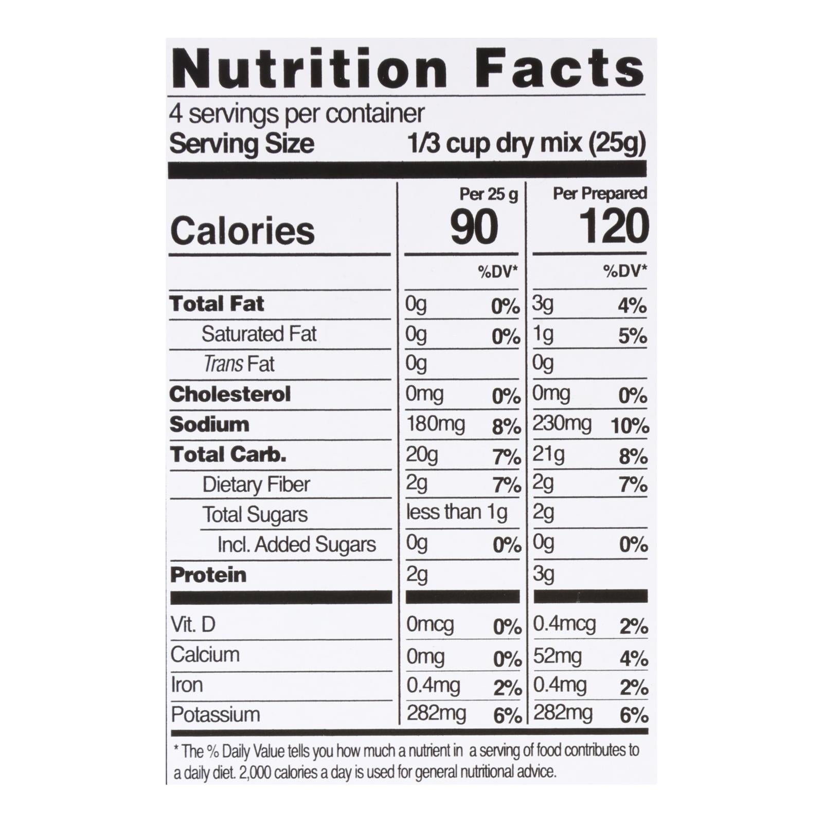 Edward And Sons Organic Mashed Potatoes - Home Style - Case Of 6 - 3.5 Oz. - Maras Green