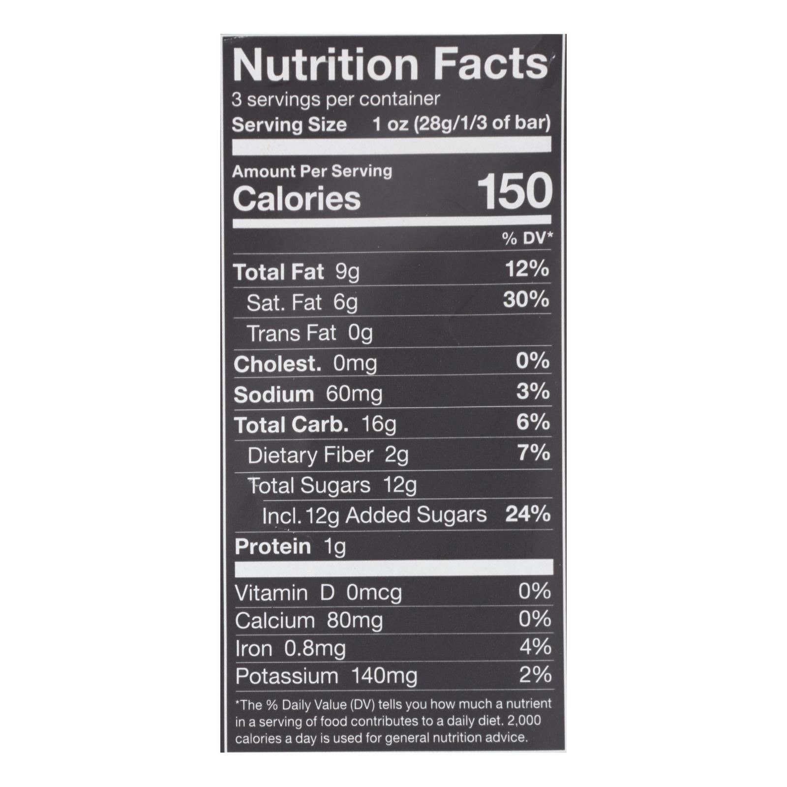 Endangered Species Chocolate Bar - Dark Chocolate - Caramel - Sea Salt - 3 Oz - Case Of 12 - Maras Green