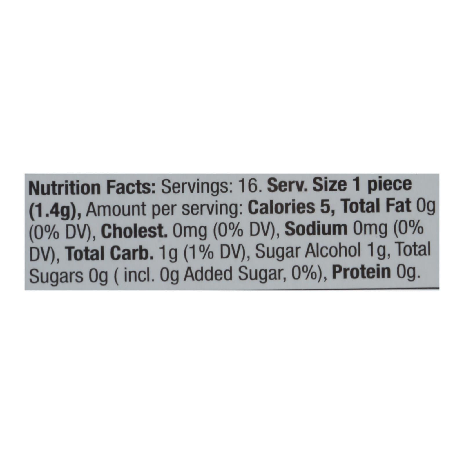Glee Gum Chewing Gum - Refresh Mint - Sugar Free - Case Of 12 - 16 Pieces - Maras Green