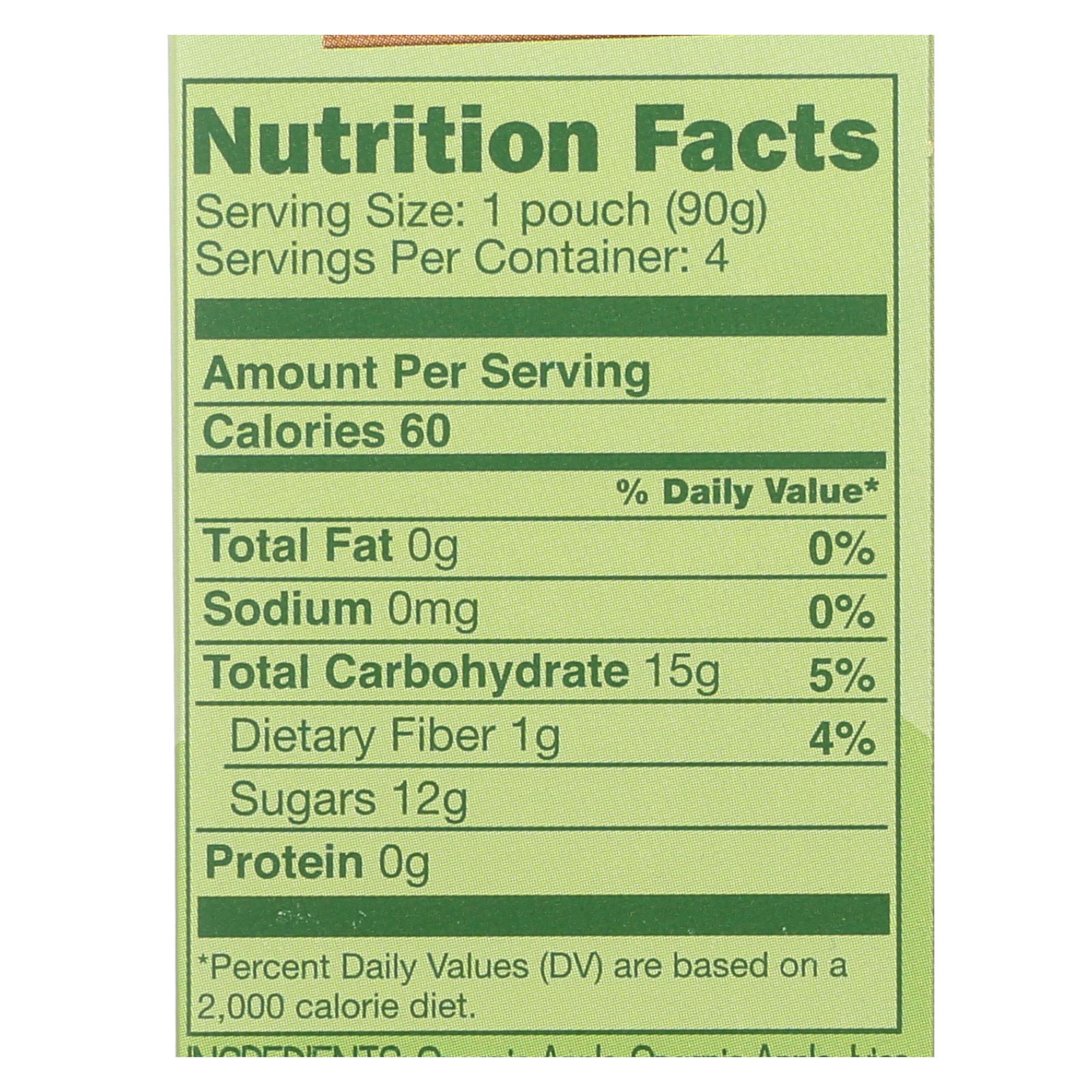 Gogo Squeeze Applesauce - Apple Cinnamon - Case Of 12 - 3.2 Oz. - Maras Green