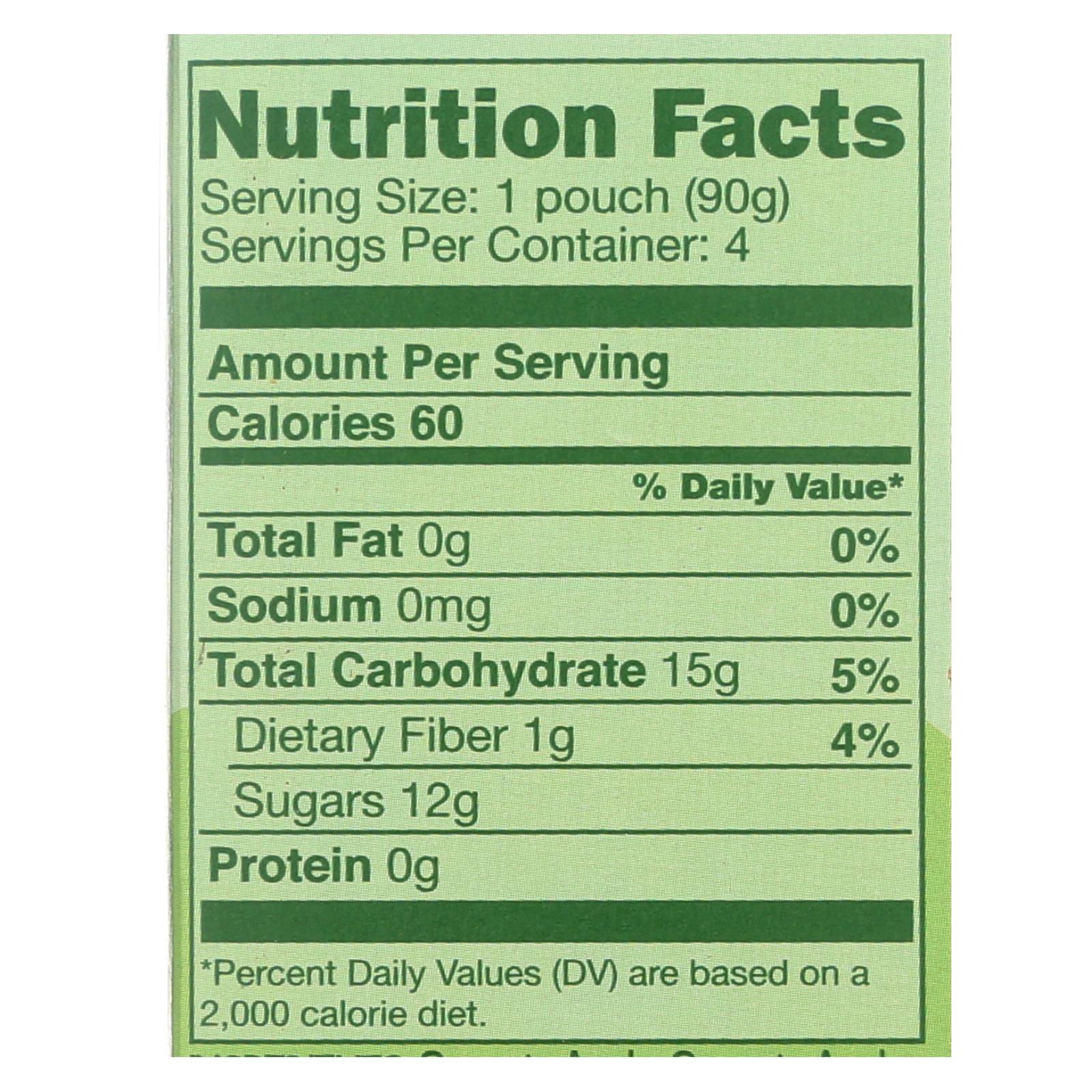 Gogo Squeeze Sauce - Apple - Case Of 12 - 3.2 Oz. - Maras Green