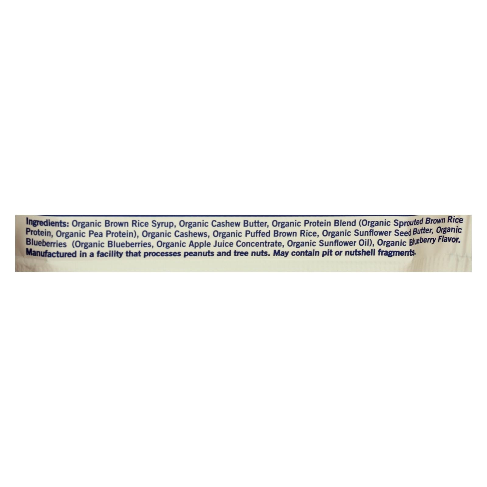 Gomacro Bar - Organic - Bberry - Cashew Butter - Case Of 12 - 2.3 Oz - Maras Green