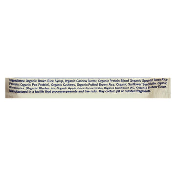 Gomacro Bar - Organic - Bberry - Cashew Butter - Case Of 12 - 2.3 Oz - Maras Green