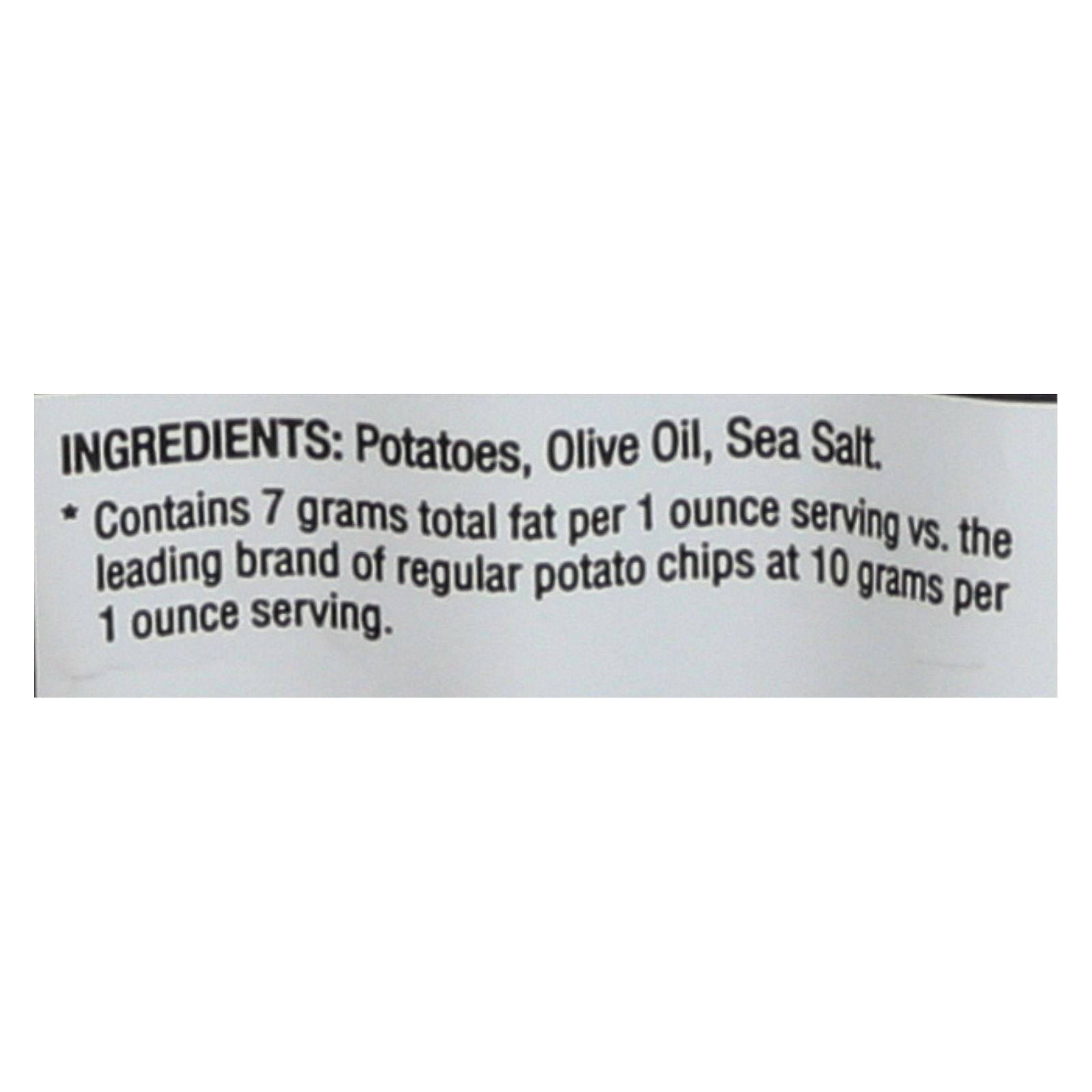 Good Health Kettle Chips - Sea Salt - Case Of 12 - 5 Oz. - Maras Green