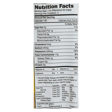 Good Health Kettle Chips - Sea Salt - Case Of 12 - 5 Oz. - Maras Green