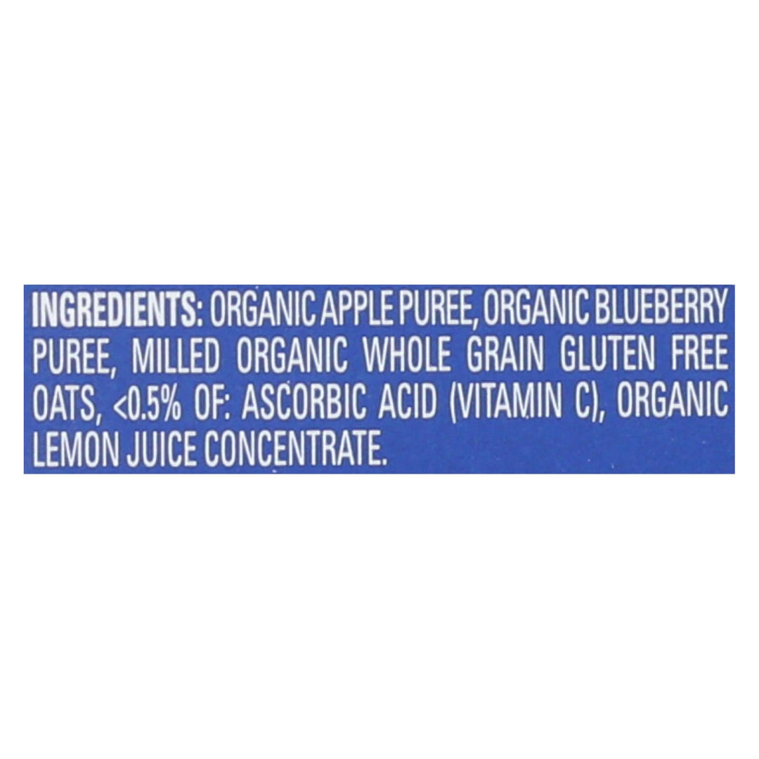 Happy Baby Happy Baby Clearly Crafted - Apple Blueberries And Oats - Case Of 16 - 4 Oz. - Maras Green