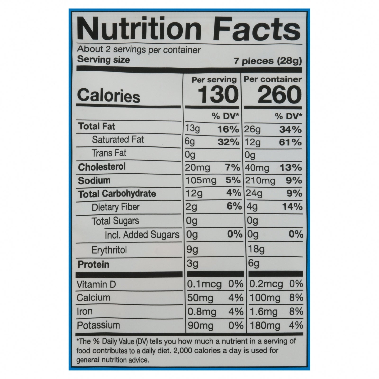 High Key - Cookie Chocolate Chip Keto - Case Of 6 - 2 Oz - Maras Green