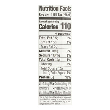 Horizon Organic Dairy Organic Low Fat 1 % Milk - Aseptic - 12/8 Fl Oz - Maras Green
