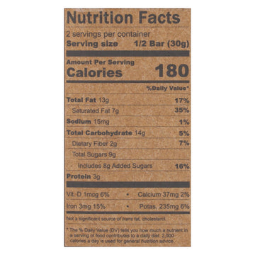 Hu - Dark Chocolate Bar Cashew Butter Ras - Case Of 12 - 2.1 Oz - Maras Green