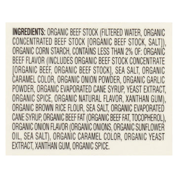 Imagine Foods Organic Gravy - Savory Beef - Case Of 12 - 13.5 Fl Oz - Maras Green