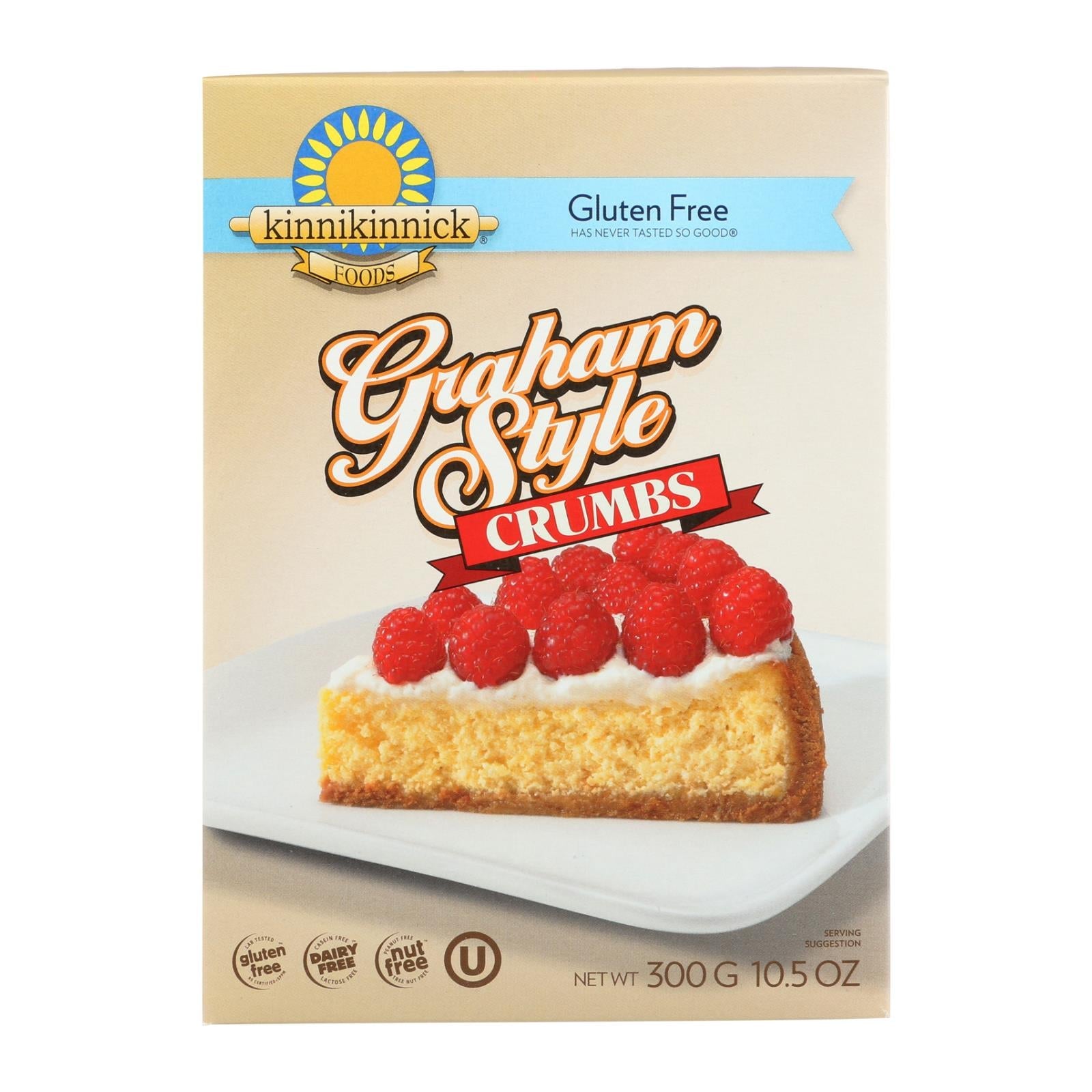 Kinnikinnick Graham Style Crumbs - Case Of 6 - 10.5 Oz. - Maras Green