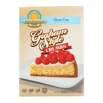 Kinnikinnick Graham Style Crumbs - Case Of 6 - 10.5 Oz. - Maras Green