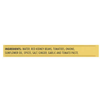 Kitchen Of India Dinner - Red Kidney Beans Curry - Rajma Masala - 10 Oz - Case Of 6 - Maras Green
