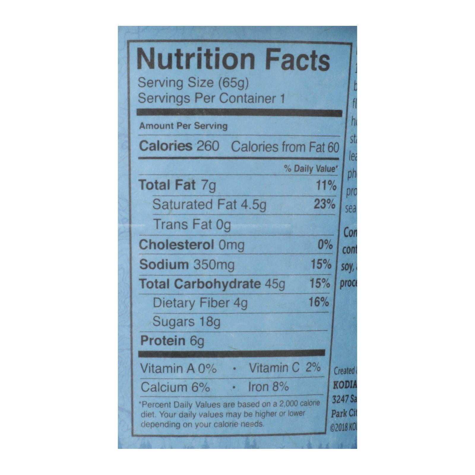 Kodiak Cakes Muffin Unleashed - Case Of 12 - 2.29 Oz - Maras Green