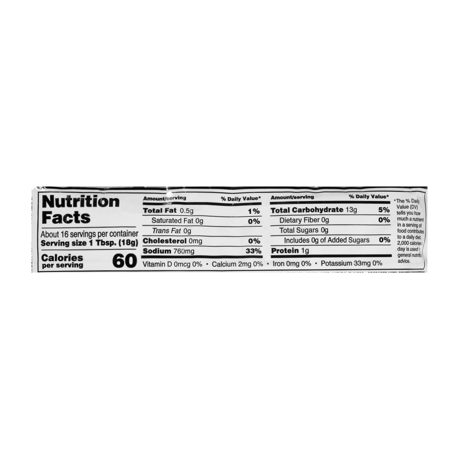 La Fish Fry New Orleans Style - Lemon - Case Of 12 - 10 Oz. - Maras Green
