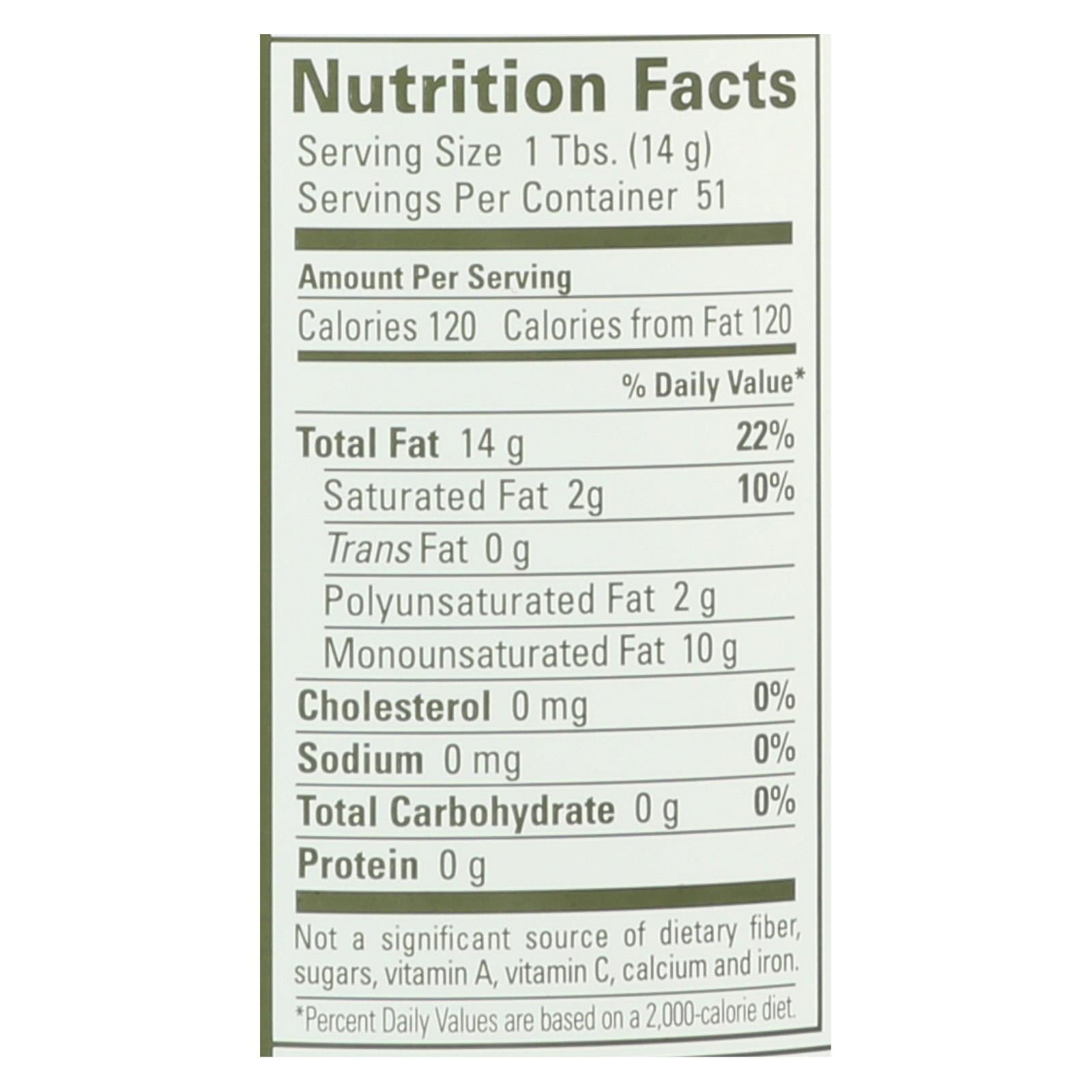 La Tourangelle Organic Extra Virgin Olive Oil - Case Of 6 - 25.4 Fl Oz. - Maras Green