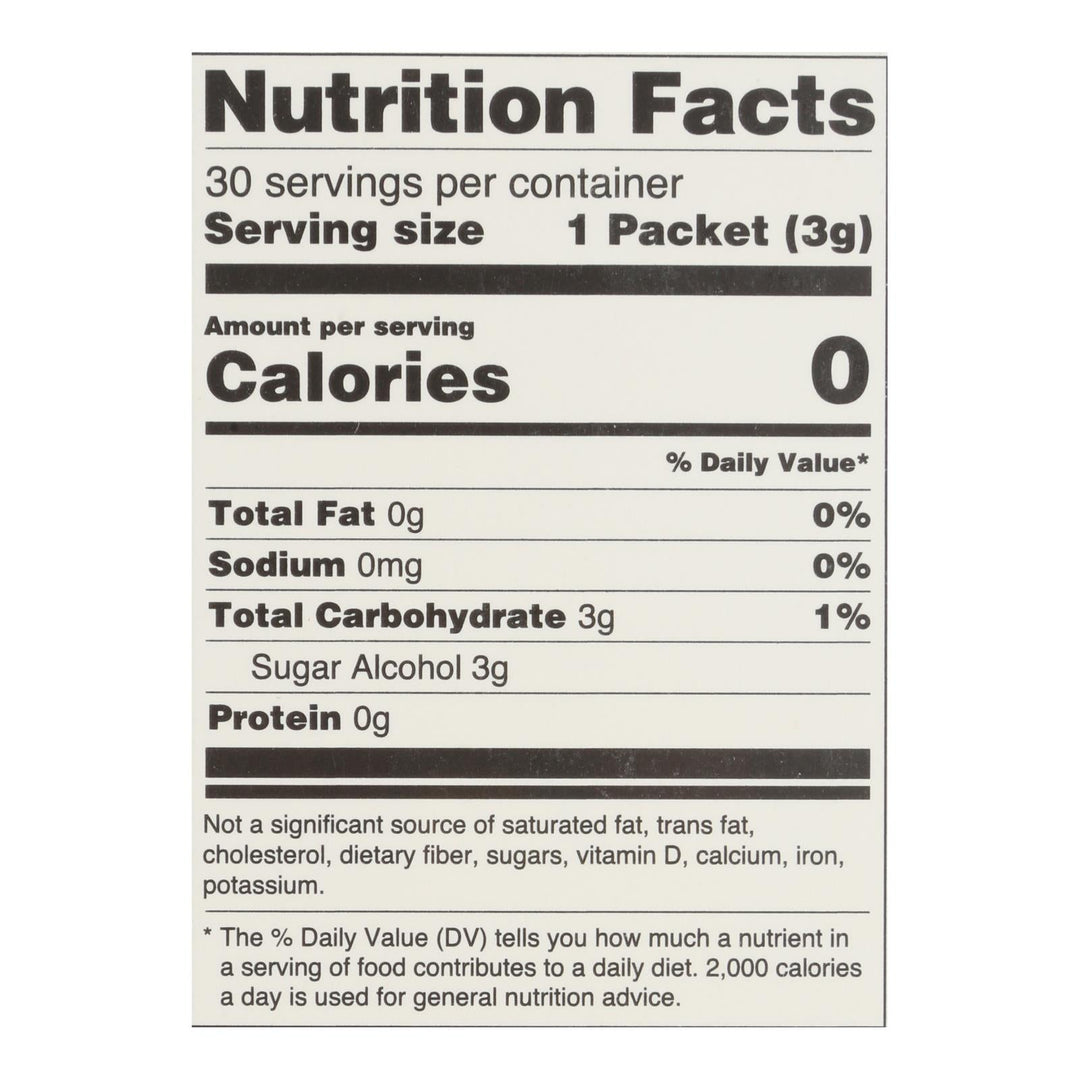 Lakanto - Monkfruit Sweetener Sticks - 30 Count - Case Of 8 - 3.17 Oz. - Maras Green