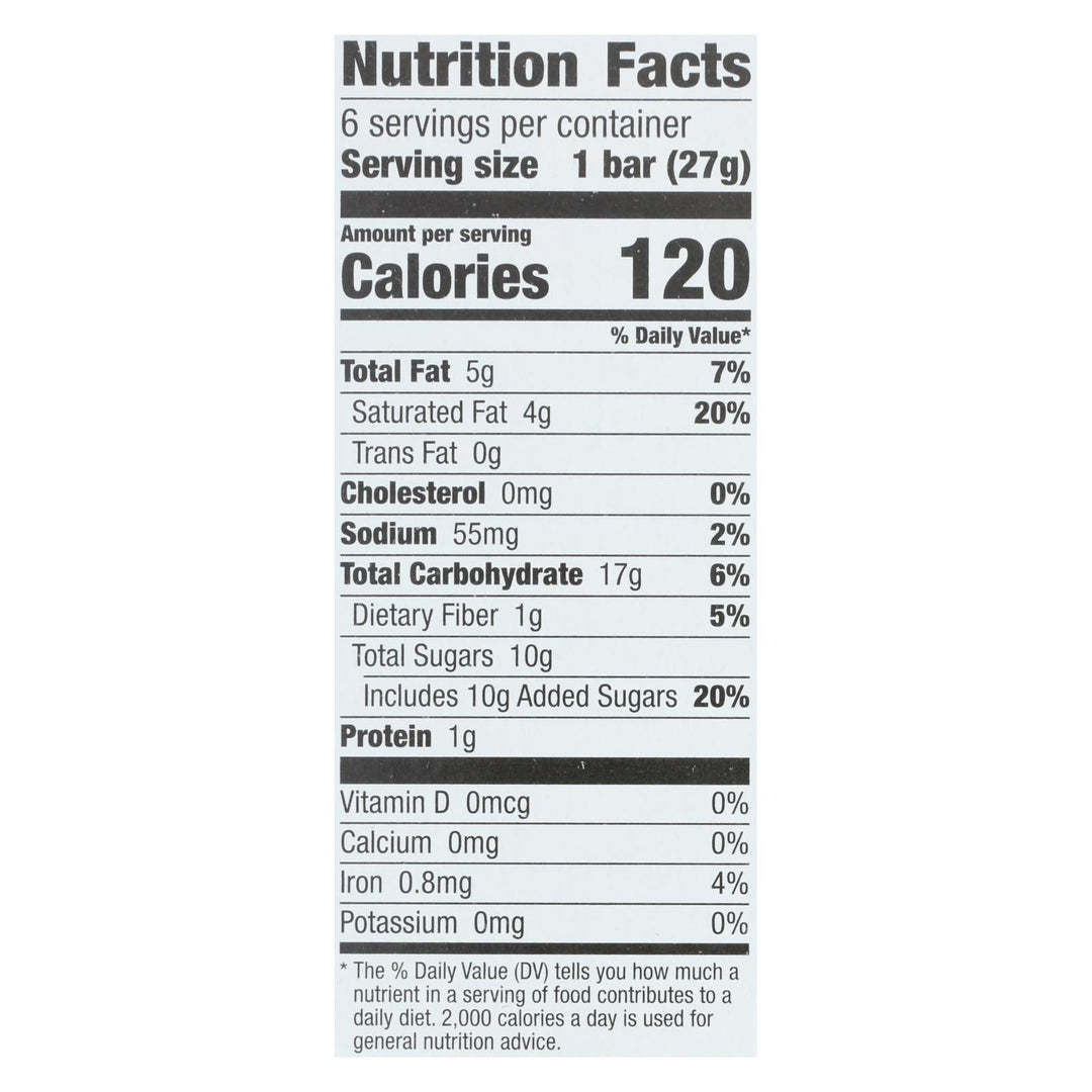 Larabar - Bar Kids Chocolate Chip Cookie - Case Of 8 - 6/.96 Oz - Maras Green