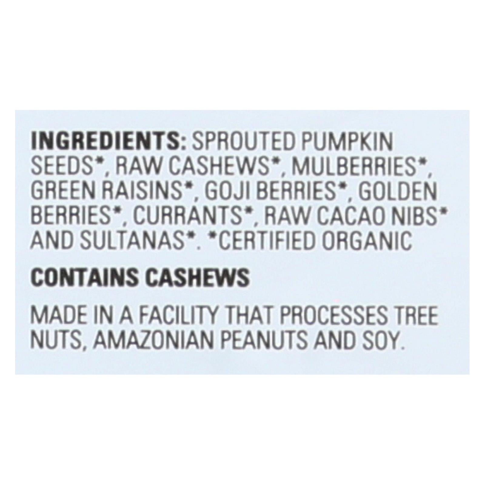 Living Intentions Organic Sprouted Trail Mix - Wild Berry - Case Of 6 - 7 Oz. - Maras Green