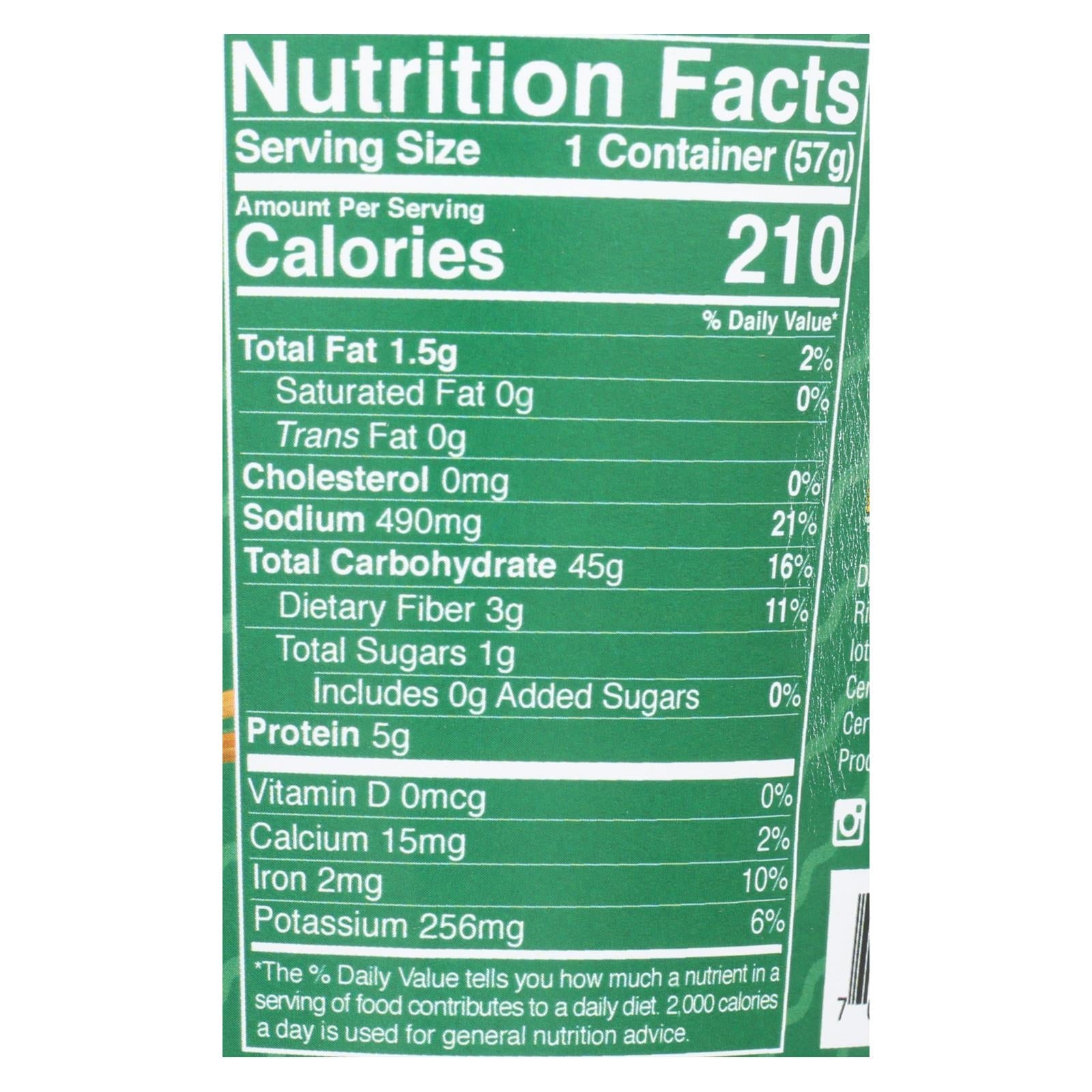 Lotus Foods Rice Ramen Noodles Soup - Case Of 6 - 2 Oz - Maras Green