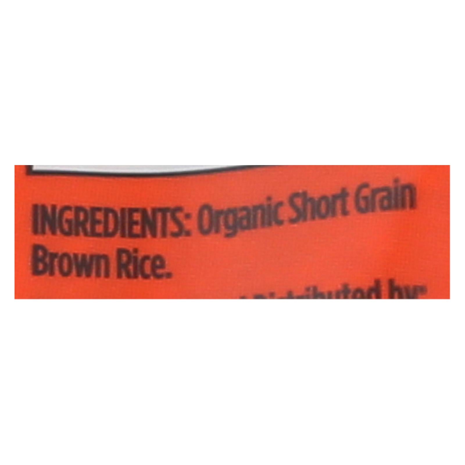 Lundberg Family Farms Organic Short Grain Brown Rice - Case Of 6 - 2 Lb. - Maras Green