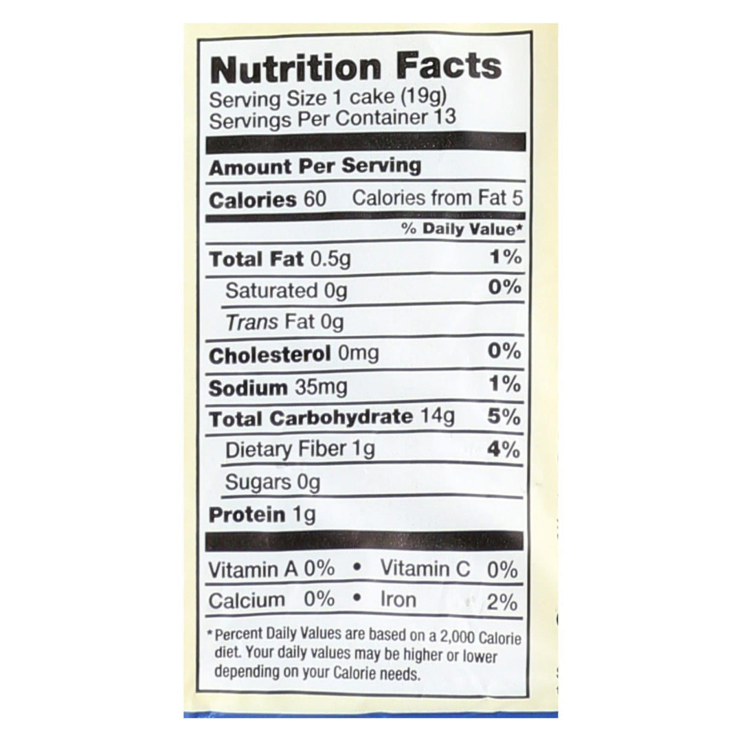 Lundberg Family Farms - Rice Cake Brown Saltd - Case Of 6 - 8.5 Oz - Maras Green