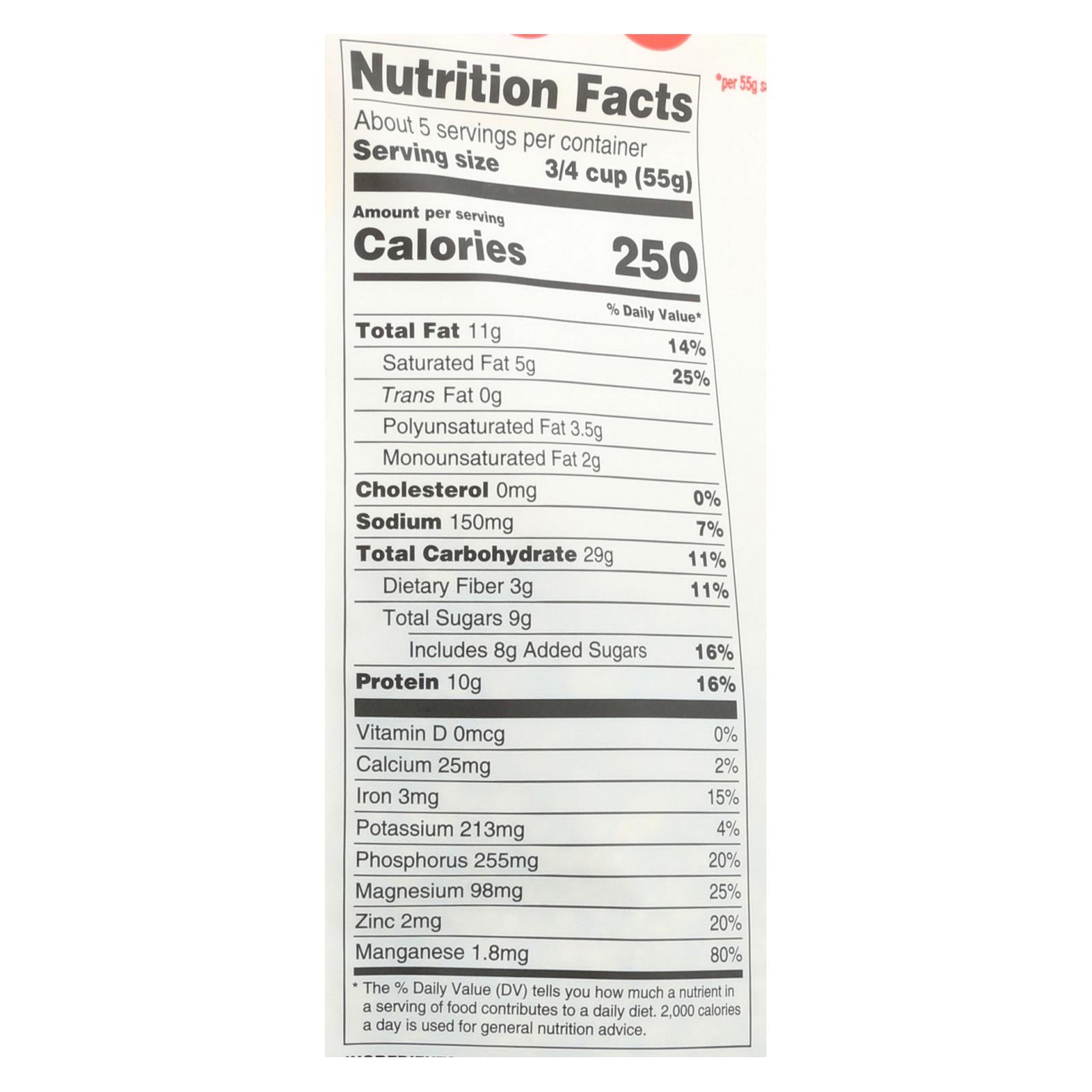 Manitoba Harvest - Granola Hemp Hny/oats - Case Of 6 - 10 Oz - Maras Green