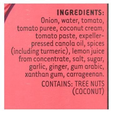 Maya Kaimal Indian Simmer Sauce Kashmiri Curry - Case Of 6 - 12.5 Oz. - Maras Green