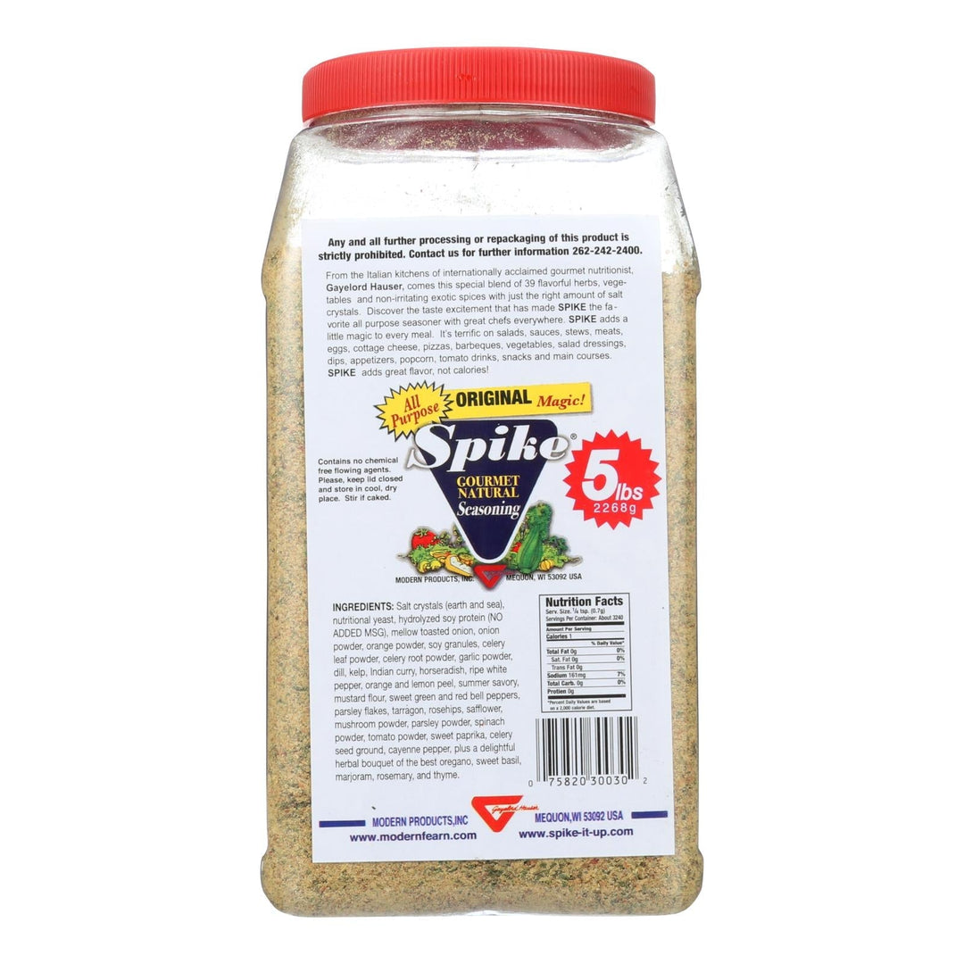 Modern Products Spike Gourmet Natural Seasoning - Bulk - 5 Lb - Maras Green