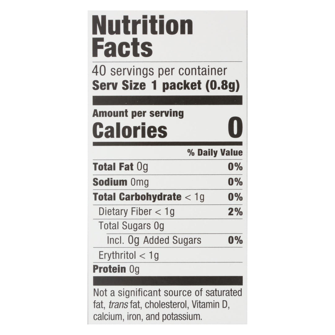 Monk Fruit In The Raw - Swtnr Mnk Fruit N Rw Keto - Case Of 8 - 40 Pkt - Maras Green