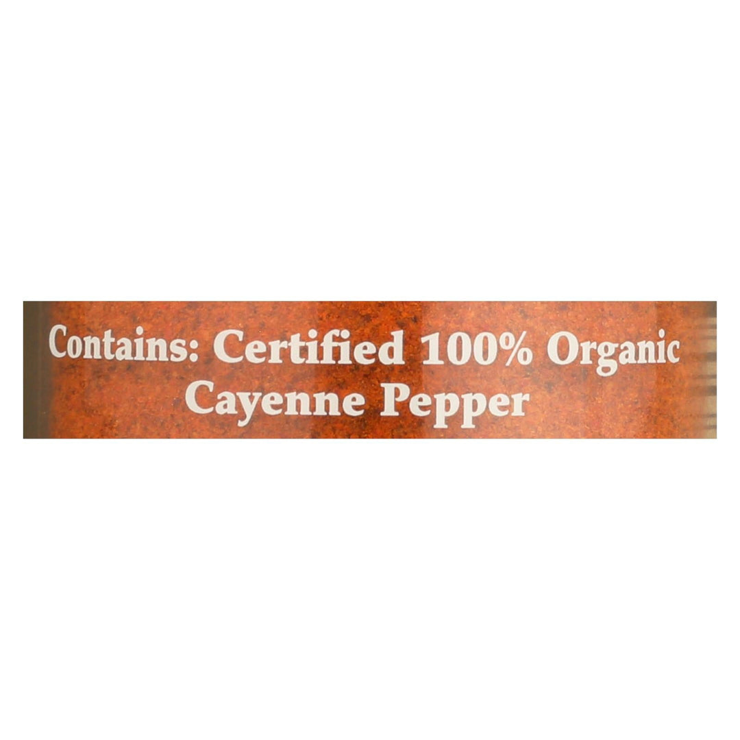 Morton And Bassett Organic Cayenne Pepper - Cayenne Pepper - Case Of 3 - 2 Oz. - Maras Green