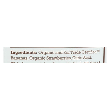 Natierra Freeze Dried - Bananas And Strawberries - Case Of 12 - 1.8 Oz. - Maras Green
