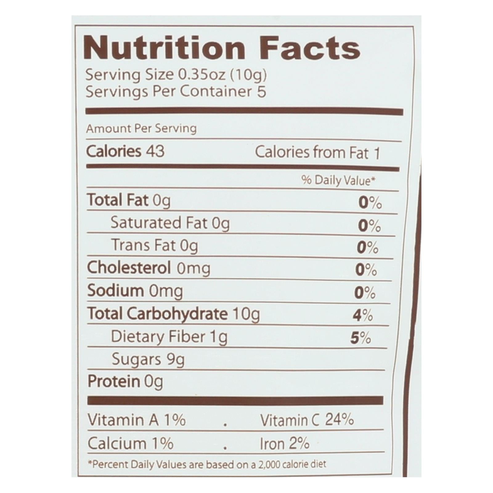 Natierra Freeze Dried - Bananas And Strawberries - Case Of 12 - 1.8 Oz. - Maras Green