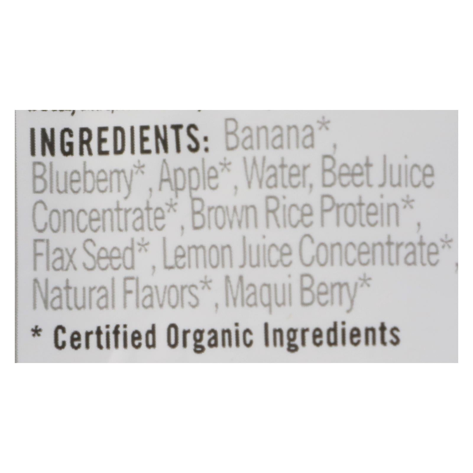 Noka Superfood Blueberry Beet Blend - Case Of 6 - 4.22 Oz - Maras Green