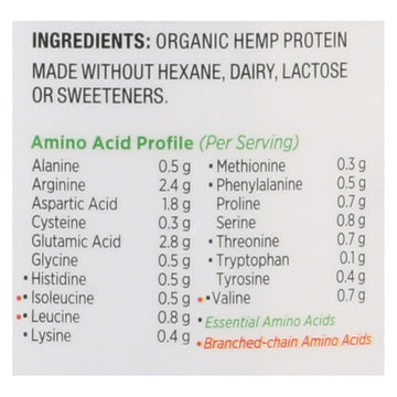 Nutiva Organic Hemp Protein - 16 Oz - Maras Green