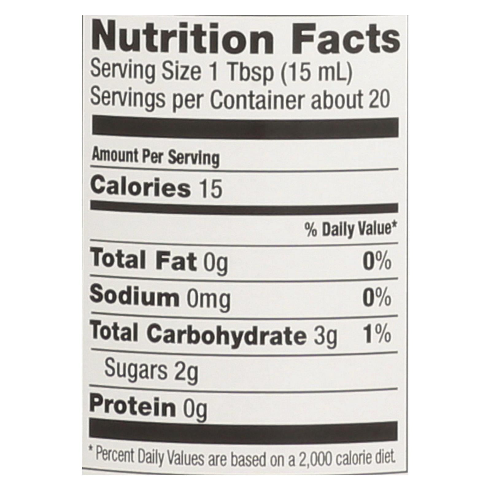 O Olive Oil California White Balsamic Vinegar - Case Of 6 - 10.1 Fz - Maras Green